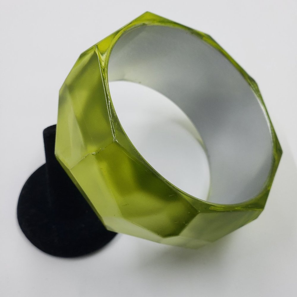Green Bangle Bracelet